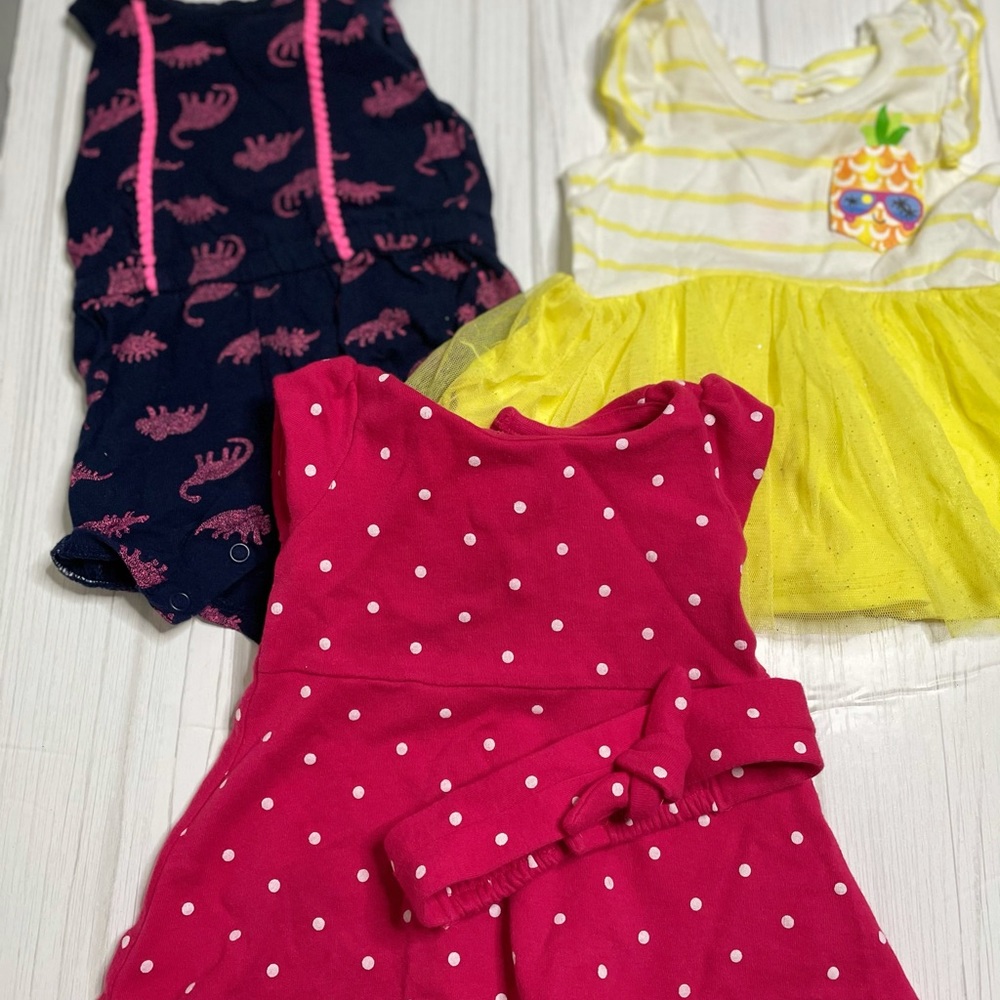 Baby girl dress and romper